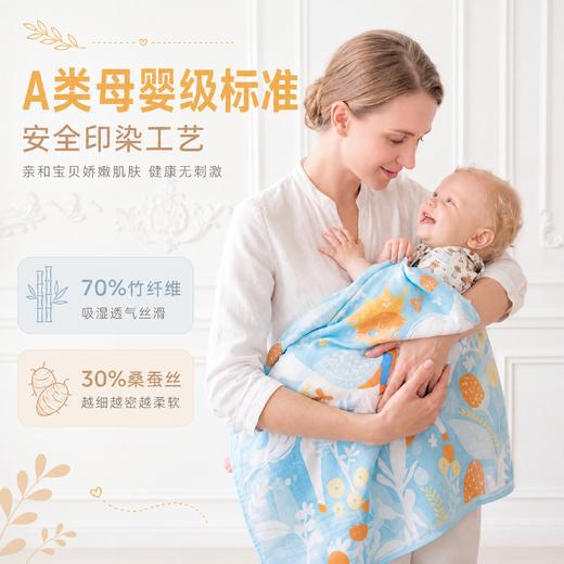 nmay 艺术家联名款婴儿包巾 新生儿A类无刺激包巾浴巾盖毯100*100cm 商品图0