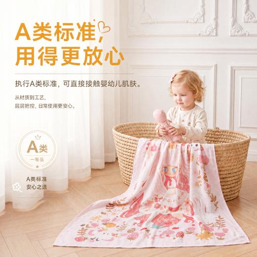nmay 艺术家联名款婴儿包巾 新生儿A类无刺激包巾浴巾盖毯100*100cm 商品图5