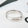 【95新】Tiffany & Co.蒂芙尼T 系列白金宽版镶钻双T戒指62号、宽度约5.3mm中性款170426TJ50 商品缩略图4