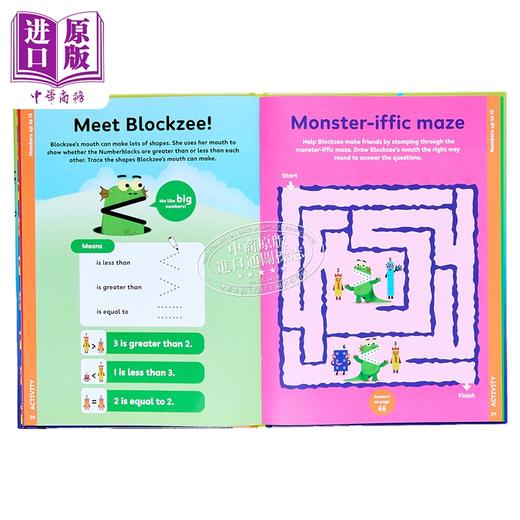 【中商原版】数字积木年鉴手册2026 Numberblocks Annual 2026 英文原版 儿童卡通动画绘本 益智谜题游戏书 数字积木 3岁以上 商品图4