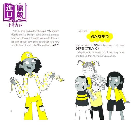 【中商原版】威格尔斯伯勒小学12 豚鼠出逃记 Wigglesbottom Primary The Great Guinea Pig Escape 英文原版 爆笑校园故事 商品图4