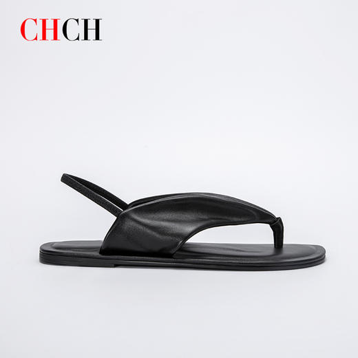 CHCH平衡鞋羊皮时尚休闲百搭女式人字拖CO1B2181 商品图1