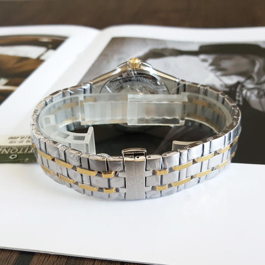 【全新】TITONI 梅花83730 SY-520自动机械机芯日期显示38MM（男款）Airmaster 空中霸王系列间金170426NJ123 商品图6
