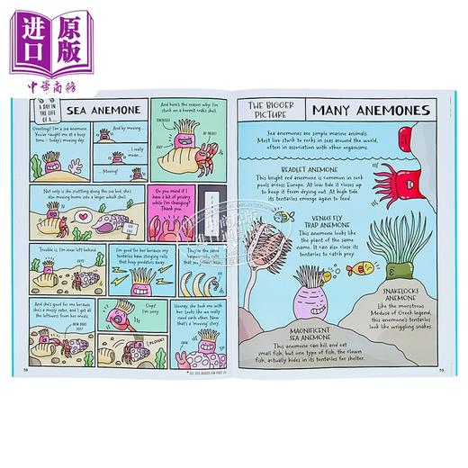 【中商原版】地球上的爆笑生活 英文原版 A Day in the Life of a Poo a Gnu and You 儿童绘本 知识科普百科图画书 进口图书 商品图2