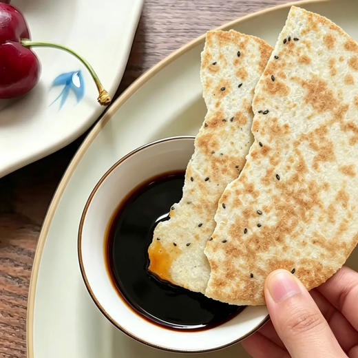 【超值10袋装】御蔗香 昔阳压饼 薄香酥脆 山西特产 老少皆宜 酥脆可口 芝麻味/花椒味/香葱味 150g*10袋 商品图7