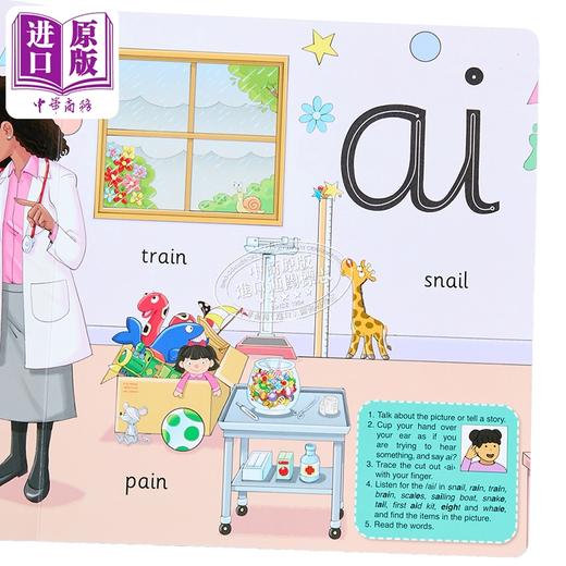 【中商原版】Finger Phonics Book 4 快乐自然拼读手指拼读书4 英文原版 英语字母表字母发音 多感官教学活动 Jolly Phonics 商品图3