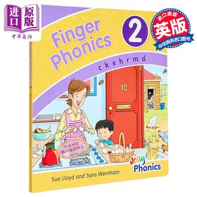 【中商原版】Finger Phonics Book 2 快乐自然拼读手指拼读书2 英文原版 英语字母表字母发音 多感官教学活动 Jolly Phonics