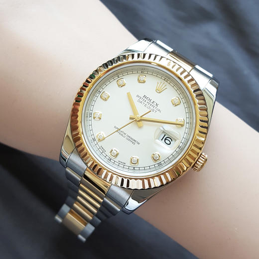 【95新】ROLEX 劳力士116333-72213G天文台认证自动机械机芯日期显示41mm（男款）日志型系列耗式钢；18k黄金020526NJT01 商品图8