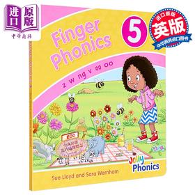 【中商原版】Finger Phonics Book 5 快乐自然拼读手指拼读书5 英文原版 英语字母表字母发音 多感官教学活动 Jolly Phonics