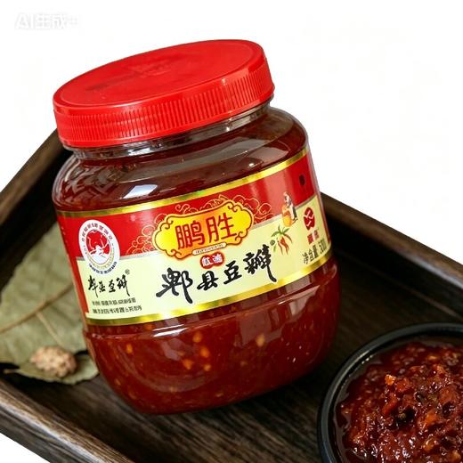 【SLSY】鹏胜郫县豆瓣酱红油辣椒酱1kg 商品图1