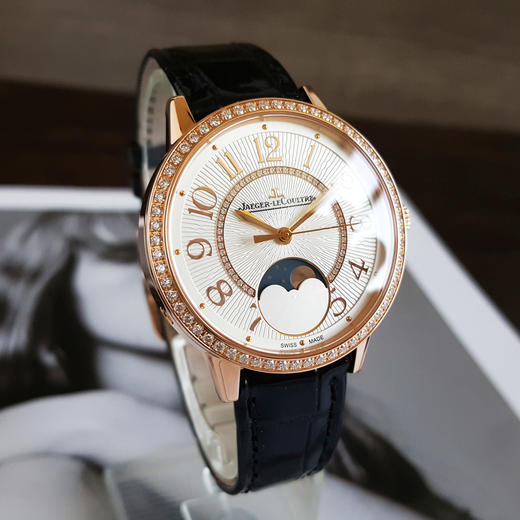 【95新】JAEGER-LECOULTRE积家Q3572430自动机械机芯月相34mm（女款）约会系列18k玫瑰金090526TJ21 商品图3