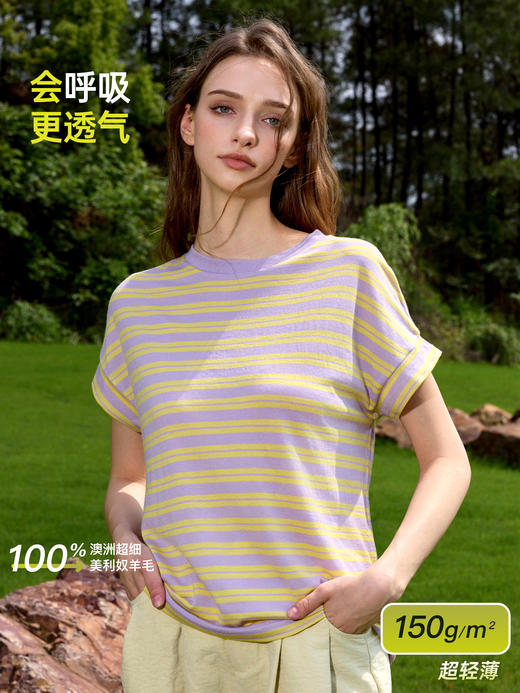 女士轻薄短袖休闲款 (48小时内发货)-turdus-2026夏 商品图1