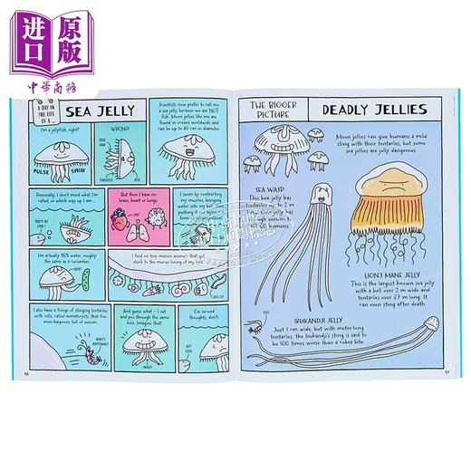 【中商原版】地球上的爆笑生活 英文原版 A Day in the Life of a Poo a Gnu and You 儿童绘本 知识科普百科图画书 进口图书 商品图3