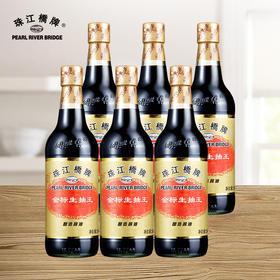珠江桥牌 金标生抽王500mlX6瓶