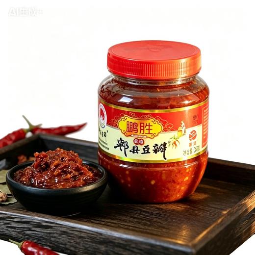 【SLSY】鹏胜郫县豆瓣酱红油辣椒酱1kg 商品图2
