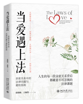 当爱遇上法：亲密关系中的法律问题与避险指南 张晓梅 王娅然 著   北京大学出版社