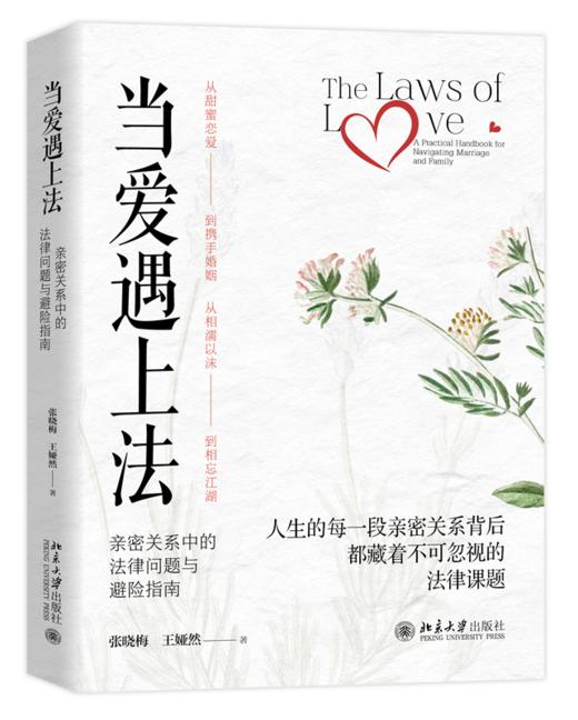 当爱遇上法：亲密关系中的法律问题与避险指南 张晓梅 王娅然 著   北京大学出版社 商品图0