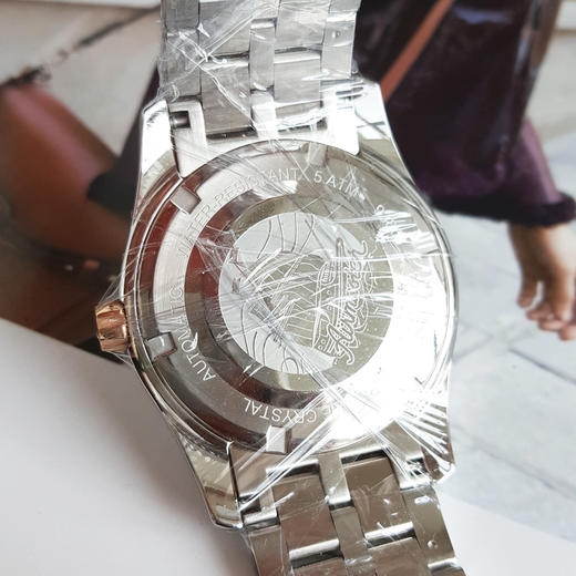 【全新】TITONI 梅花93808 SRG-616自动机械机芯星期日期显示镶水钻39MM（男款）Airmaster 空中霸王系列间金180426NJ31 商品图7