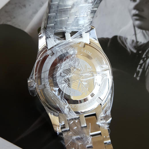 【全新】TITONI 梅花93808 S-063自动机械机芯日期显示镶水钻双钻39MM（男款）Airmaster 空中霸王系列精钢170426NJ12 商品图7
