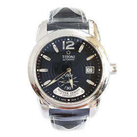 【全新】TITONI 梅花83688 S-ST-296天文台认证自动机械机芯日期显示40MM（男款）Master Series 大师系列精钢/皮带170426NJ38