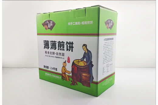 小万庄煎饼礼盒8袋装无添加纯手工煎饼花生4+大枣4 商品图5