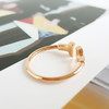 【95新】Tiffany & Co.蒂芙尼T系列玫瑰金镶钻双T开口线圈戒指52号女士070526NJS13 商品缩略图5