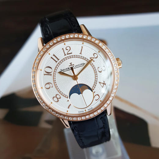【95新】JAEGER-LECOULTRE积家Q3572430自动机械机芯月相34mm（女款）约会系列18k玫瑰金090526TJ21 商品图4