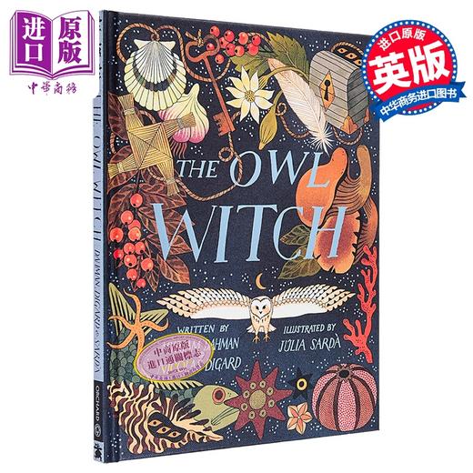 【中商原版】猫头鹰女巫 Julia Sarda The Owl Witch 英文原版 奇幻故事绘本 国际知名插画师精美插图 进口图书 精装精品绘本 商品图0
