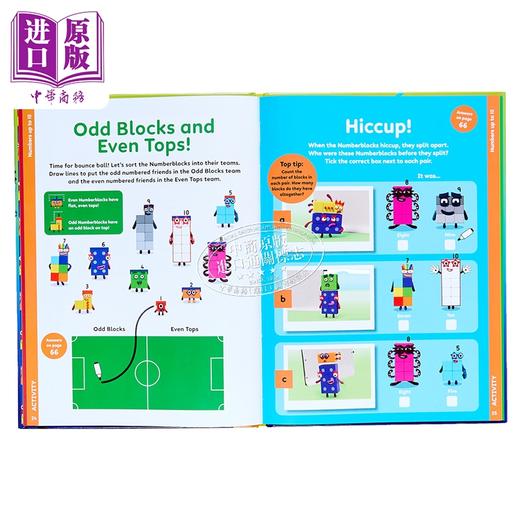 【中商原版】数字积木年鉴手册2026 Numberblocks Annual 2026 英文原版 儿童卡通动画绘本 益智谜题游戏书 数字积木 3岁以上 商品图2