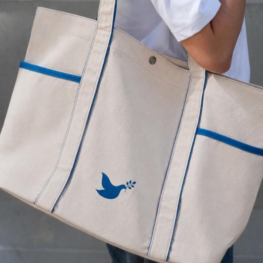 一份心意：“和平PEACE”多口袋单肩包 商品图3