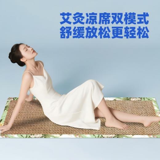 炎炎夏日睡个好觉！少艾堂 艾草凉席 凉而不寒冰感面料 150cm*60cm全适配尺寸 躺灸养生多场景适用 商品图0