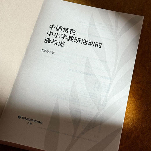 中国特色中小学教研活动的源与流 王丽华 商品图5