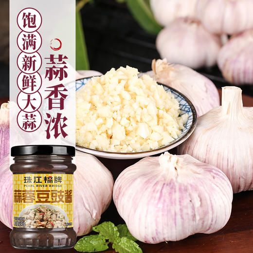 珠江桥牌 蒜蓉豆豉酱240gX2瓶 商品图2