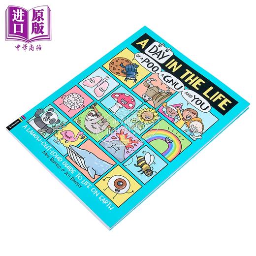 【中商原版】地球上的爆笑生活 英文原版 A Day in the Life of a Poo a Gnu and You 儿童绘本 知识科普百科图画书 进口图书 商品图1