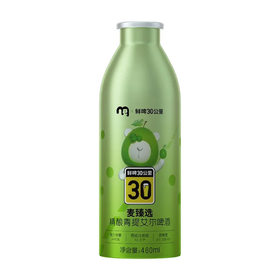 麦德龙 麦臻选x鲜啤30公里精酿青提艾尔啤酒 460ml