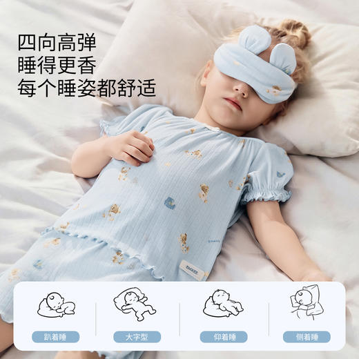 【宝宝服饰】超柔丝麻儿童睡衣 商品图3
