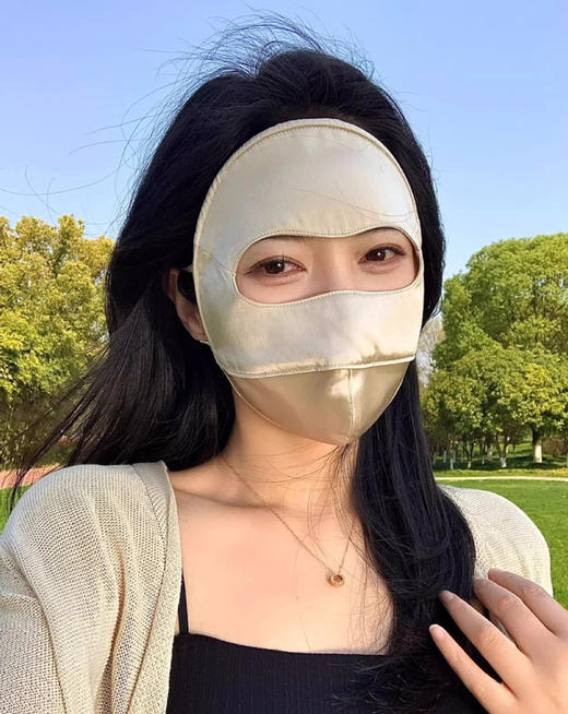 真丝防晒脸基尼面罩 商品图1
