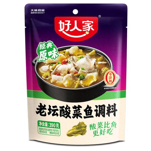 好人家390g经典原味老坛酸菜鱼调料 商品图1