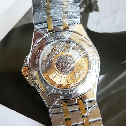 【全新】TITONI 梅花83730 SY-520自动机械机芯日期显示38MM（男款）Airmaster 空中霸王系列间金170426NJ123 商品图7