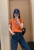 下单72h发货！isabelle marran 美式显白夏日橙全棉短袖JS3695038 商品缩略图1