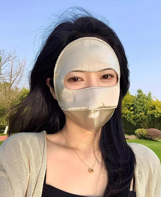 真丝防晒脸基尼面罩 商品图6