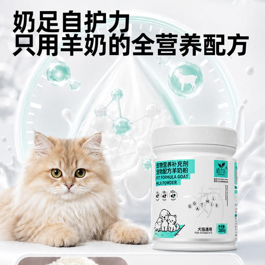 厂家直销 道力其宠物280g羊奶粉 犬猫通用 整箱40罐 商品图3