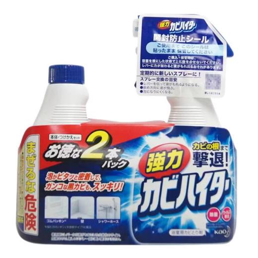 花王 浴室强力泡沫除霉除菌剂400ml+400ml（送补充装） 商品图0