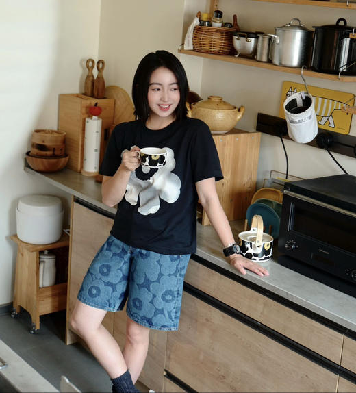 Mari花卉短袖T恤05142 商品图12
