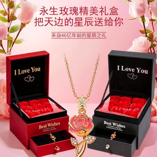热卖中！！【中国·航天文创（CASCI）】官方特许产品——太空造物·星辰之恋玫瑰陨石项链  商品图8