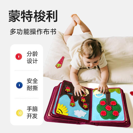 合集 | ELF my first book蒙特梭利布书 婴儿启蒙早教玩具土豪书1岁+ 商品图2