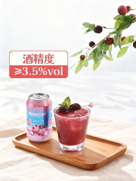 MM 山姆 无囿 杨梅莲雾西打（果酒）330ml*8 商品图4