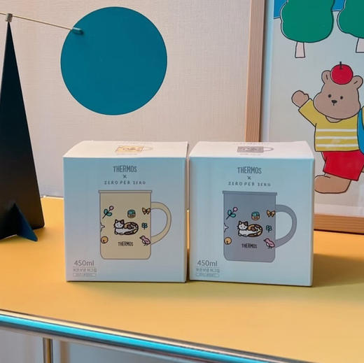 卡通保温杯马克杯450ml 商品图2