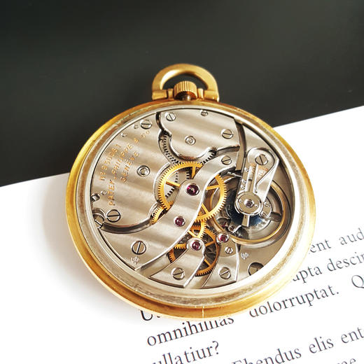 【95新】PATEK PHILIPPE 百达翡丽18k黄金小三针怀表47MM201025LV02 商品图4