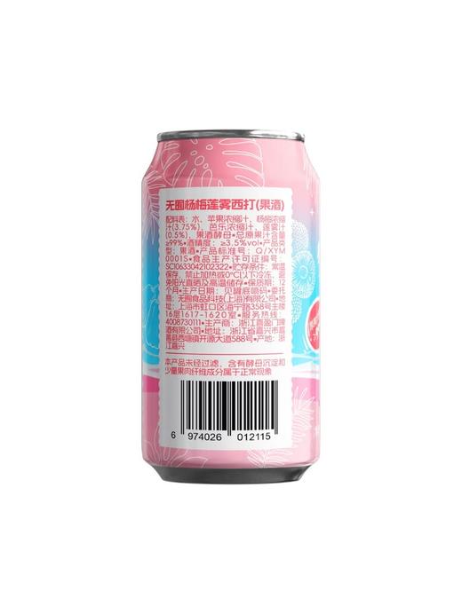 MM 山姆 无囿 杨梅莲雾西打（果酒）330ml*8 商品图5